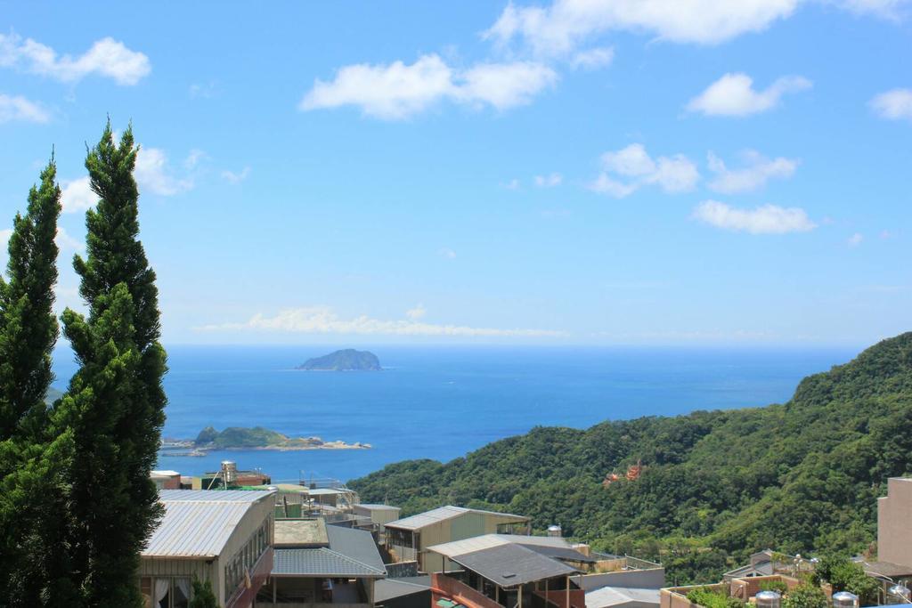 九份山海灣民宿 I 近老街 L 海景檜木房 Zewnętrze zdjęcie